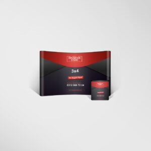 3x4 Düz Örümcek Stand